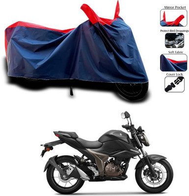 KEDIT Two Wheeler Cover for Suzuki(Gixxer 250, Red)