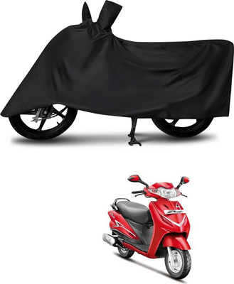 DeepShakshi AUTOMOTIVE Waterproof Two Wheeler Cover for Hero(Duet LX 110CC, Black)