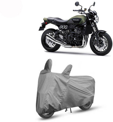 DeepShakshi AUTOMOTIVE Waterproof Two Wheeler Cover for Kawasaki(Z900RS, Grey)