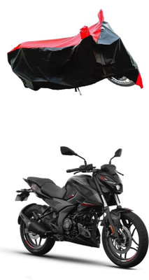 VESMEI Two Wheeler Cover for Bajaj(Pulsar AS 150, Red)