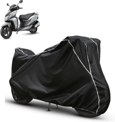 xodi Waterproof Two Wheeler Cover for Honda(Dio, Black, White)
