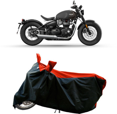 DeepShakshi AUTOMOTIVE Waterproof Two Wheeler Cover for Triumph(Bonneville Bobber BS6, Red)