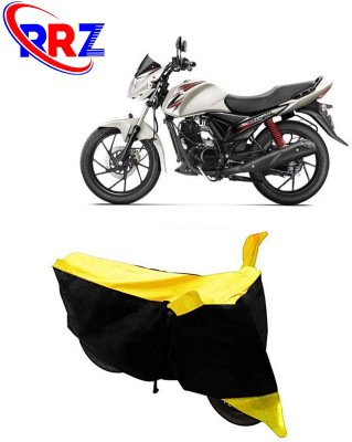 RRZ Waterproof Two Wheeler Cover for Suzuki(Sling Shot Plus, Black, Yellow)