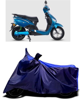 VESMEI Waterproof Two Wheeler Cover for Hero(Electric Optima DX, Blue)