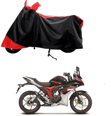 GROFATIK Two Wheeler Cover for Suzuki(Gixxer Special Edition BS6, Red)