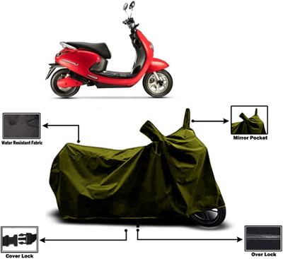 Amexride Two Wheeler Cover for Evolet(Pony, Green)
