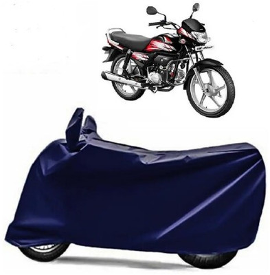 Tritika Waterproof Two Wheeler Cover for Hero(HF Deluxe, Blue)