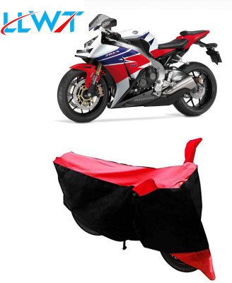 KPIND Waterproof Two Wheeler Cover for Honda(CBR1000RR Fireblade, Black, Red)