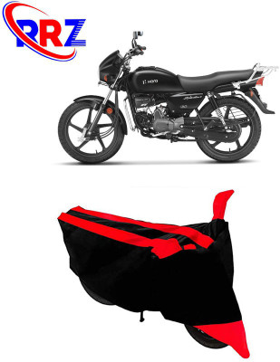 AutoGalaxy Waterproof Two Wheeler Cover for Hero(Splendor, Black, Red)