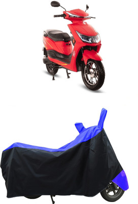 Coxtor Waterproof Two Wheeler Cover for Hero Electric(Electric Atria, Blue)