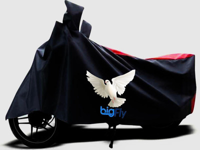 BigFly Waterproof Two Wheeler Cover for Mahindra(Centuro, Red)