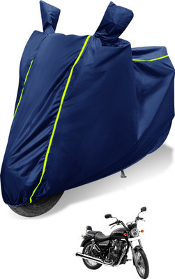 Auto Hub Waterproof Two Wheeler Cover for Royal Enfield(Thunderbird 500, Blue)