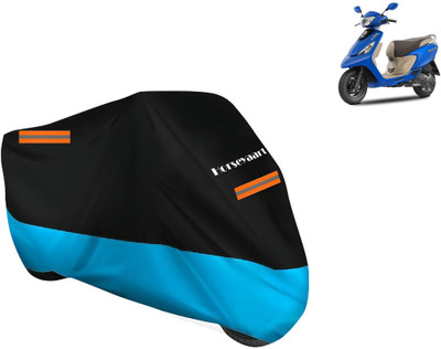 Horseyaart Waterproof Two Wheeler Cover for TVS(Scooty Zest, Blue)