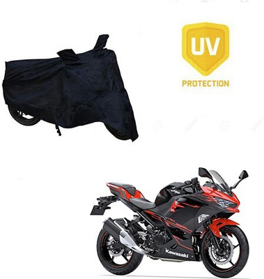 MMSSTAR Waterproof Two Wheeler Cover for Kawasaki(Ninja 250, Black)