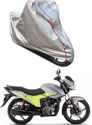 PAGORA Waterproof Two Wheeler Cover for Hero(Glamour Blaze, Silver)