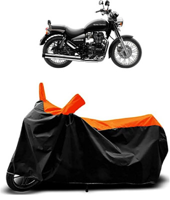 VESMEI Two Wheeler Cover for Royal Enfield(Thunderbird 350, Orange)