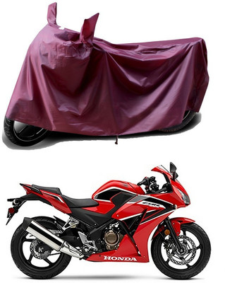 THE REAL ARV Waterproof Two Wheeler Cover for Honda(CBR300R BS6, Maroon)