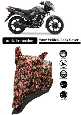Amexride Two Wheeler Cover for TVS(Victor BS6, Multicolor)