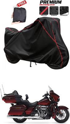 DeepShakshi AUTOMOTIVE Two Wheeler Cover for Harley Davidson(CVO Limited, Black)