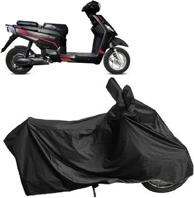 DIGGU Two Wheeler Cover for Hero(Electric NYX BS6, Black)