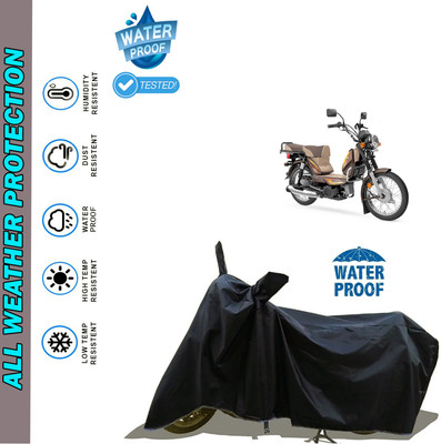 AutoGalaxy Waterproof Two Wheeler Cover for TVS(XL 100 Heavy Duty, Black)