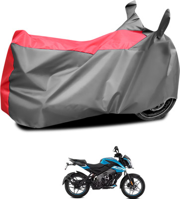 PAGORA Waterproof Two Wheeler Cover for Bajaj(Pulsar NS125, Grey, Red)