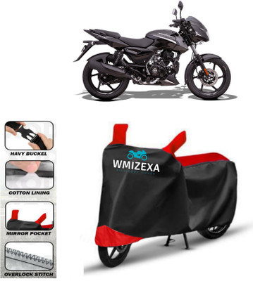 WMIZEXA Two Wheeler Cover for Bajaj(Pulsar 150 BS6, Red, Black)