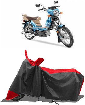 GROFATIK Two Wheeler Cover for TVS(Heavy Duty BS6, Red)