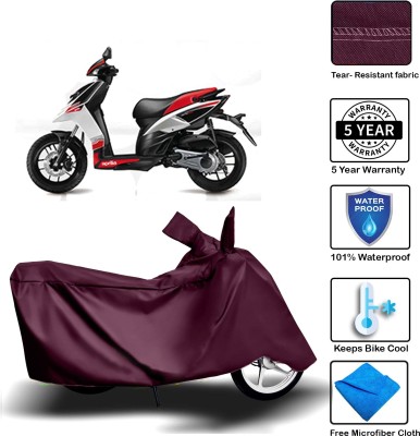 MISSION COLLECTION Waterproof Two Wheeler Cover for Bajaj(SR 125, Maroon)