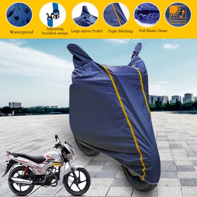 GARREGE Waterproof Two Wheeler Cover for Mahindra(Centuro NXT, Blue)