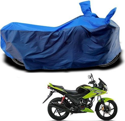 DeepShakshi AUTOMOTIVE Waterproof Two Wheeler Cover for Honda(CBF, Blue)