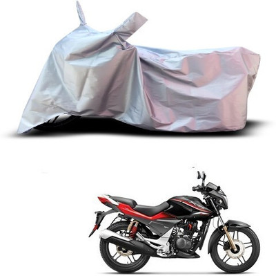 Varnwal E Commerce Waterproof Two Wheeler Cover for Honda(CBZ Extreme, Silver)