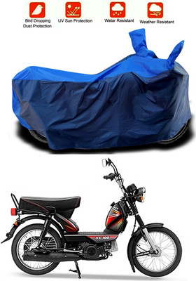 MMSSTAR Waterproof Two Wheeler Cover for TVS(XL 100 Comfort, Blue, Blue)
