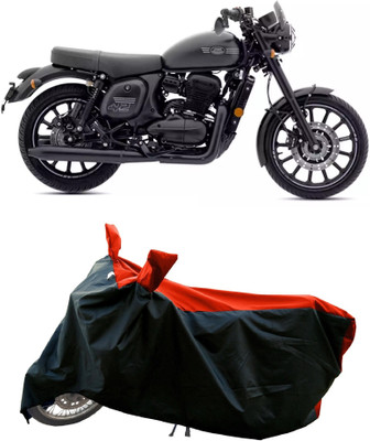 DeepShakshi AUTOMOTIVE Waterproof Two Wheeler Cover for JAWA(42 BS6, Red, Black)