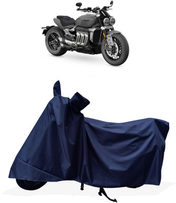 Tricway Two Wheeler Cover for Triumph(Rocket III, Blue)