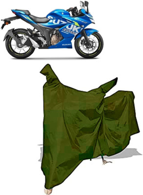 Amexride Two Wheeler Cover for Suzuki(Gixxer SF 250, Maroon)