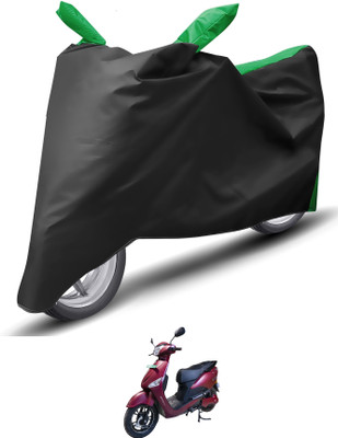 Caronix Waterproof Two Wheeler Cover for Hero(Electric Optima, Green)