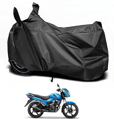Auto Hub Waterproof Two Wheeler Cover for TVS(Victor New, Black)