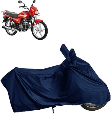 DIGGU Two Wheeler Cover for Hero(Splendor Plus, Blue)