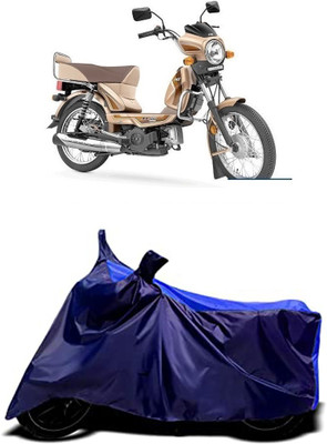 VESMEI Two Wheeler Cover for TVS(XL 100 Heavy Duty, Blue)