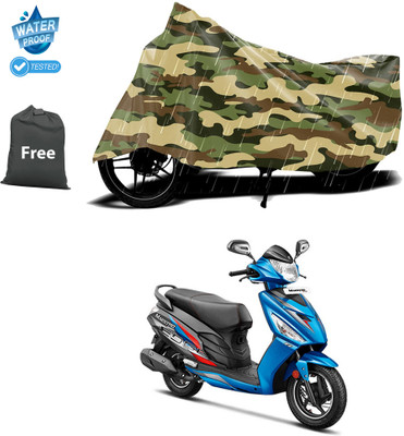 CODOKI Waterproof Two Wheeler Cover for Hero(Maestro Electric, Yellow)