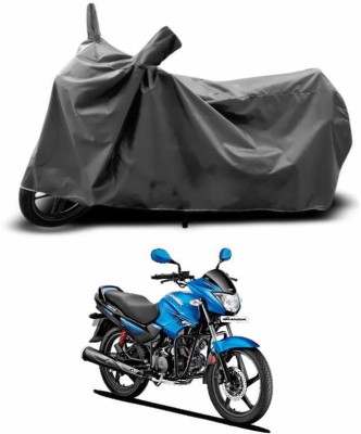 DeepShakshi AUTOMOTIVE Two Wheeler Cover for Hero(Glamour Programmed FI, Grey)