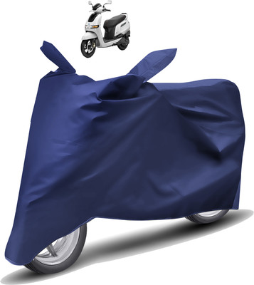 Caronix Two Wheeler Cover for TVS(iQube Electric, Blue)