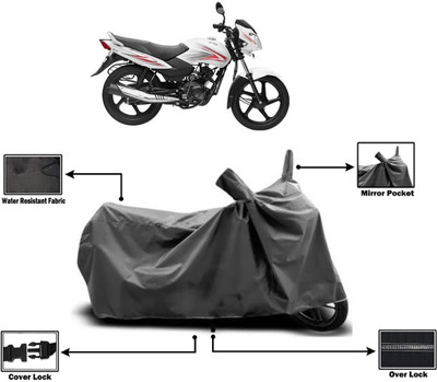 Amexride Two Wheeler Cover for TVS(Sport ES, Grey)