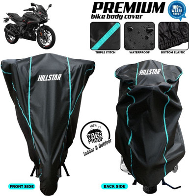 AutoGalaxy Waterproof Two Wheeler Cover for Bajaj(Pulsar 250 BS6, Black)