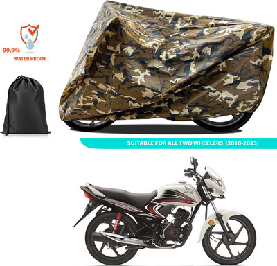 PAGORA Waterproof Two Wheeler Cover for Honda(Dream Yuga, Yellow)