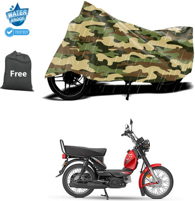 PAGORA Waterproof Two Wheeler Cover for TVS(XL 100 Comfort, Yellow)