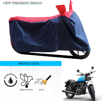 ANTHUB Waterproof Two Wheeler Cover for Royal Enfield(Thunderbird 500, Black, Red)
