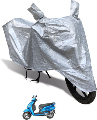 Euro Care Waterproof Two Wheeler Cover for Hero(Maestro, Silver)