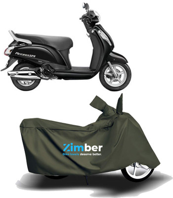 APNEK Two Wheeler Cover for Suzuki(Access 125, Green)